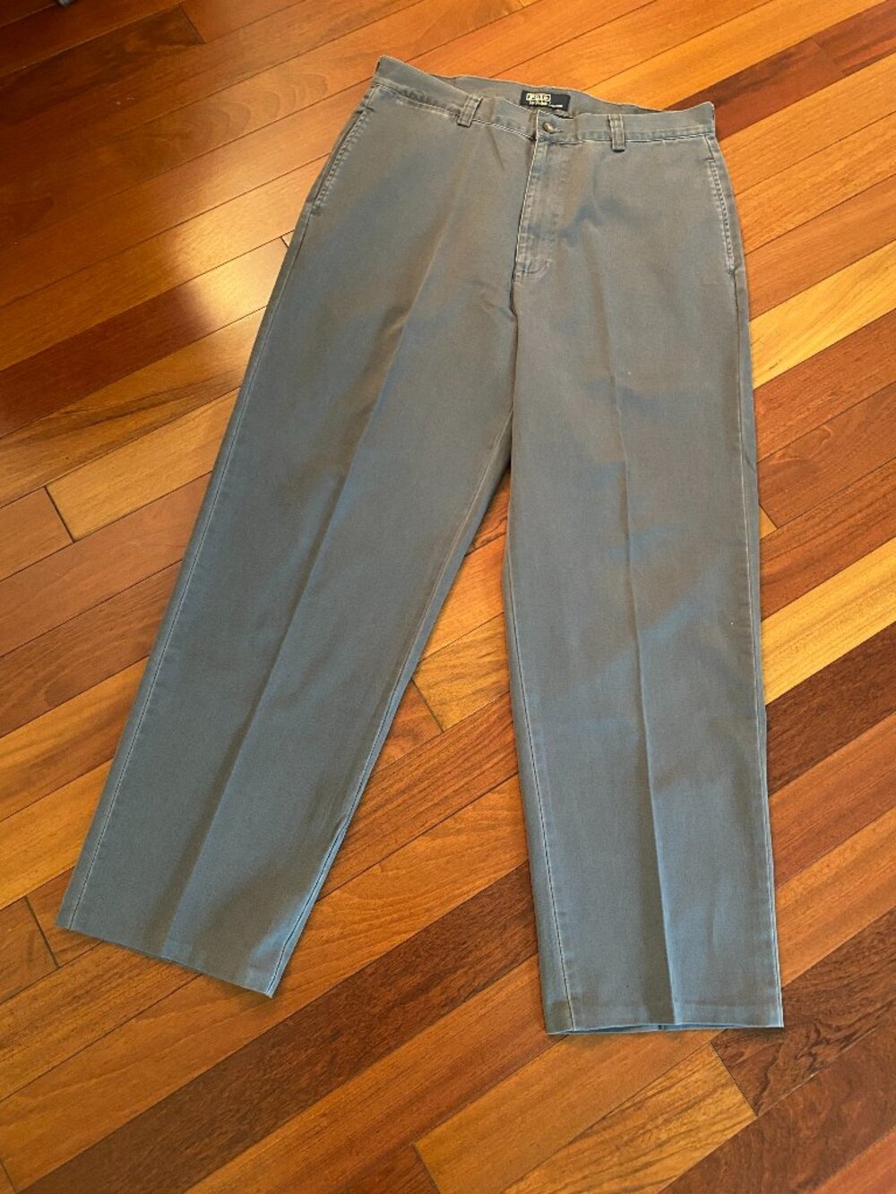 Men's Dress Pants 34 x 29 Grey Polo